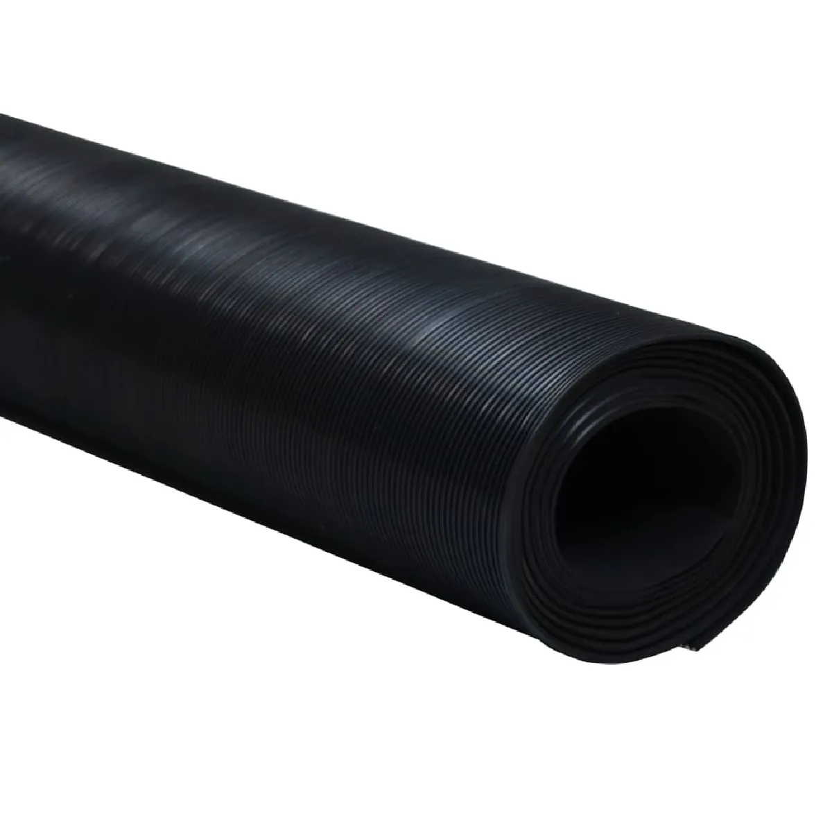 vidaXL Tapis caoutchouc 5x1 m - Noir