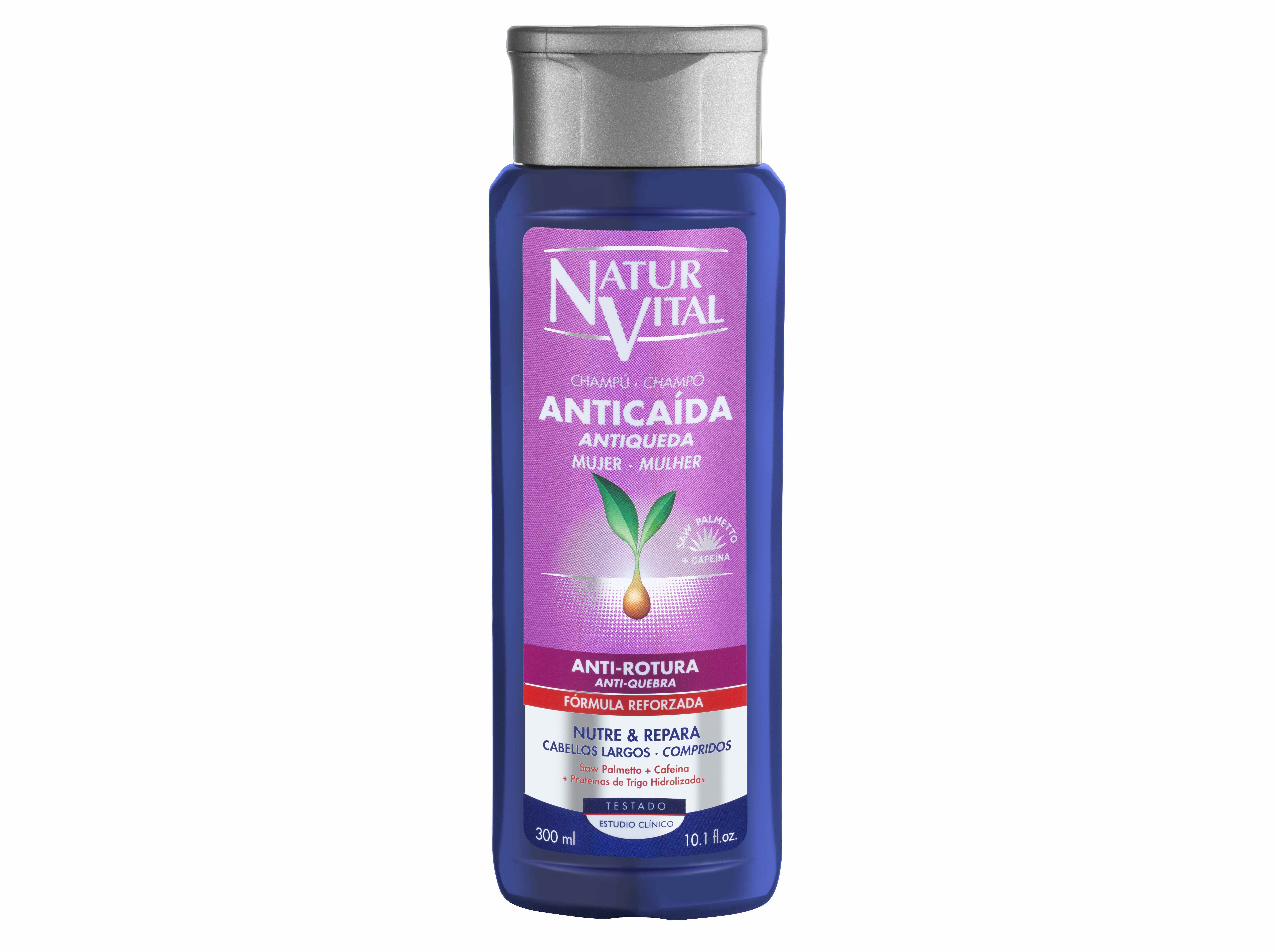 Champô Antiqueda & Antirotura Mulher Natur Vital 300ml