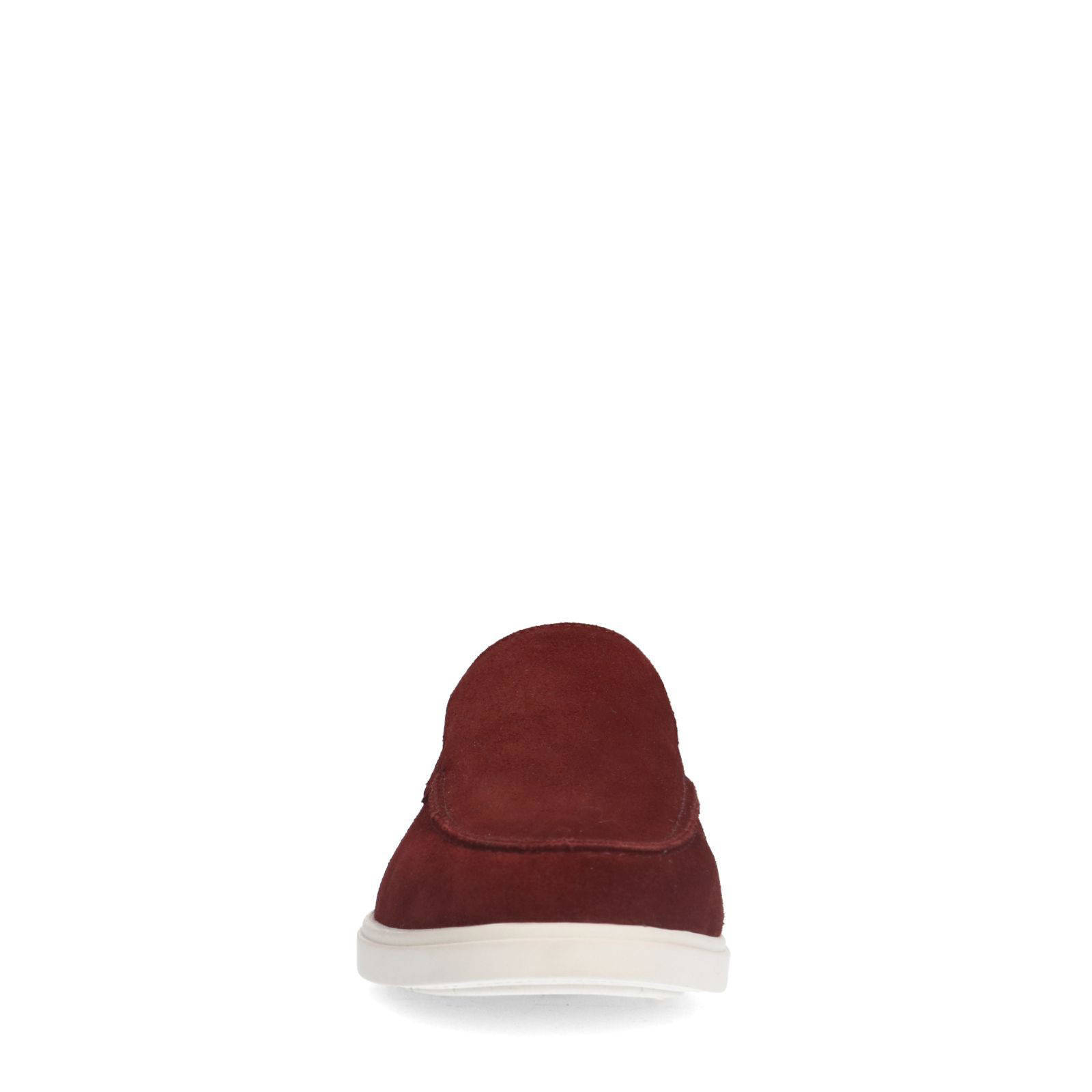 Manfield suède loafers bordeaux