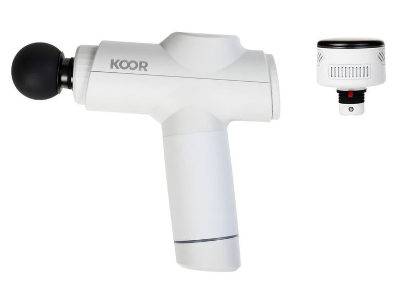 KOOR Massage Pistole Caalda Pro Massage Gun mit Kühl- und Wärmefunktion zur Unterstützung der Regenerationszeiten