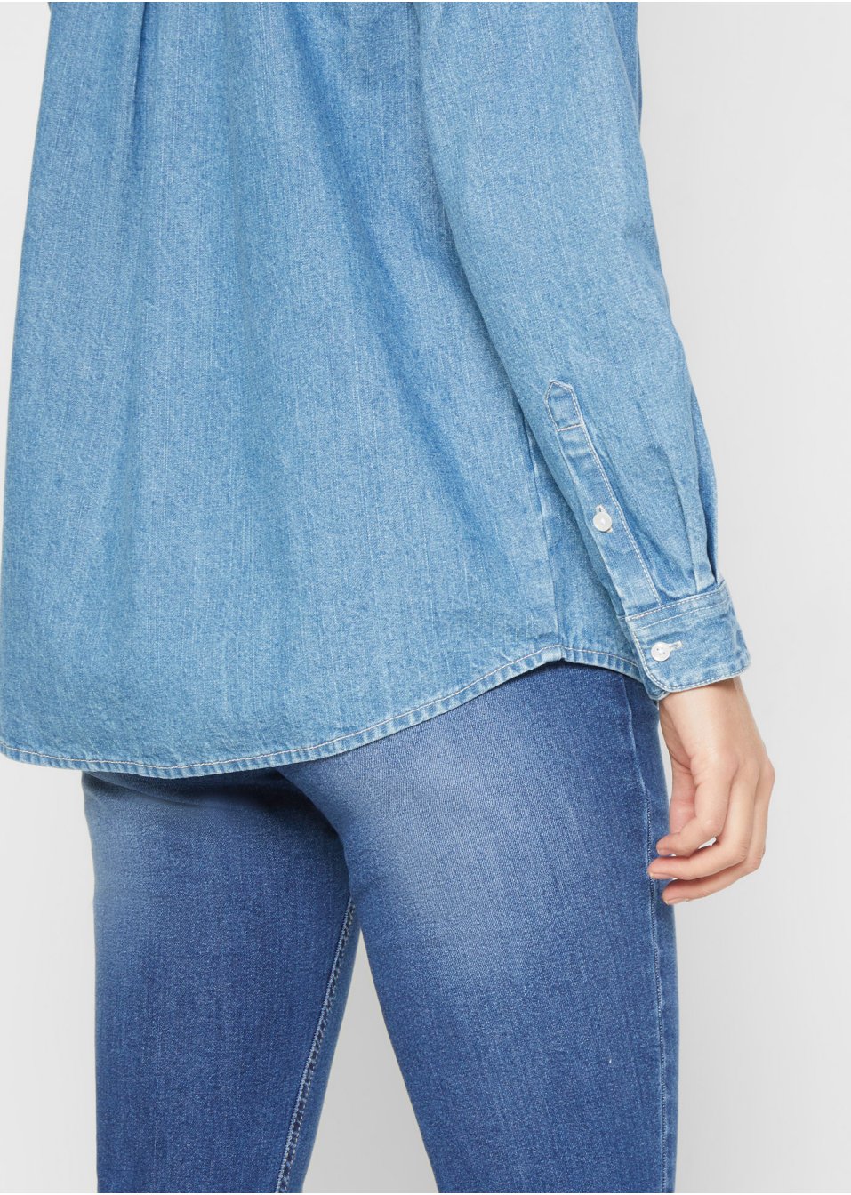 Chemisier en jean oversized