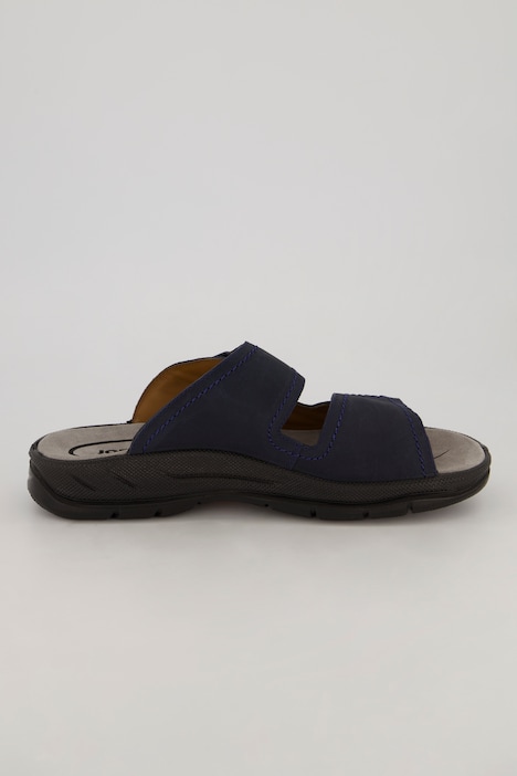 Herren Pantolette, Jomos, Leder, Klettriegel, bis Gr. 50