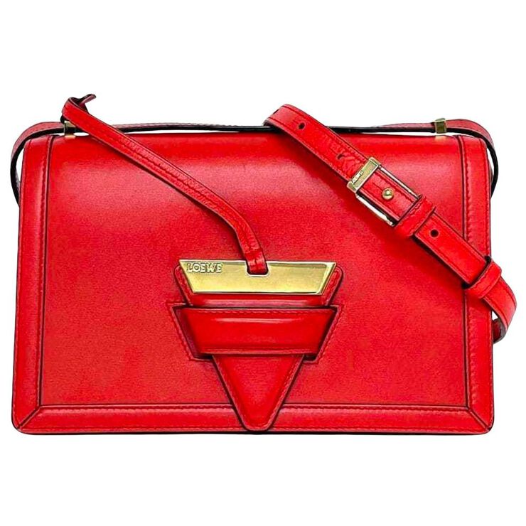 Loewe Vintage Loewe Crossbody Bag Red