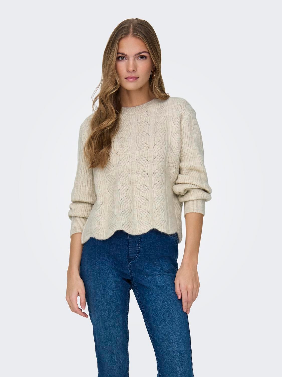 JDYFREJA Strickpullover Birch