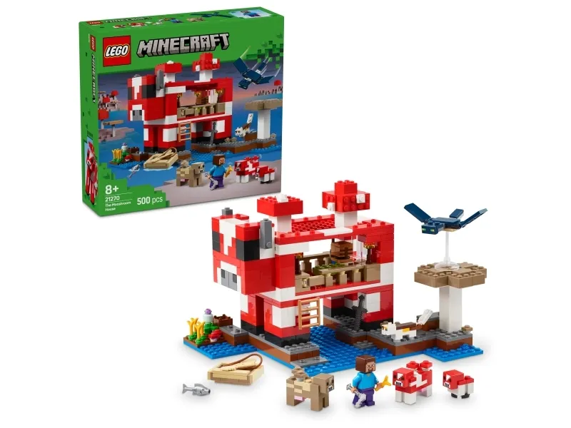 LEGO Minecraft 21270 Mooshroom-huset