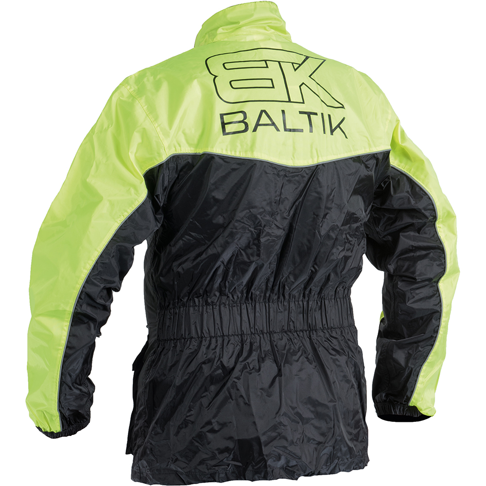 Baltik - Veste de pluie Flash - EPI visibilité de jour Noir / Jaune
