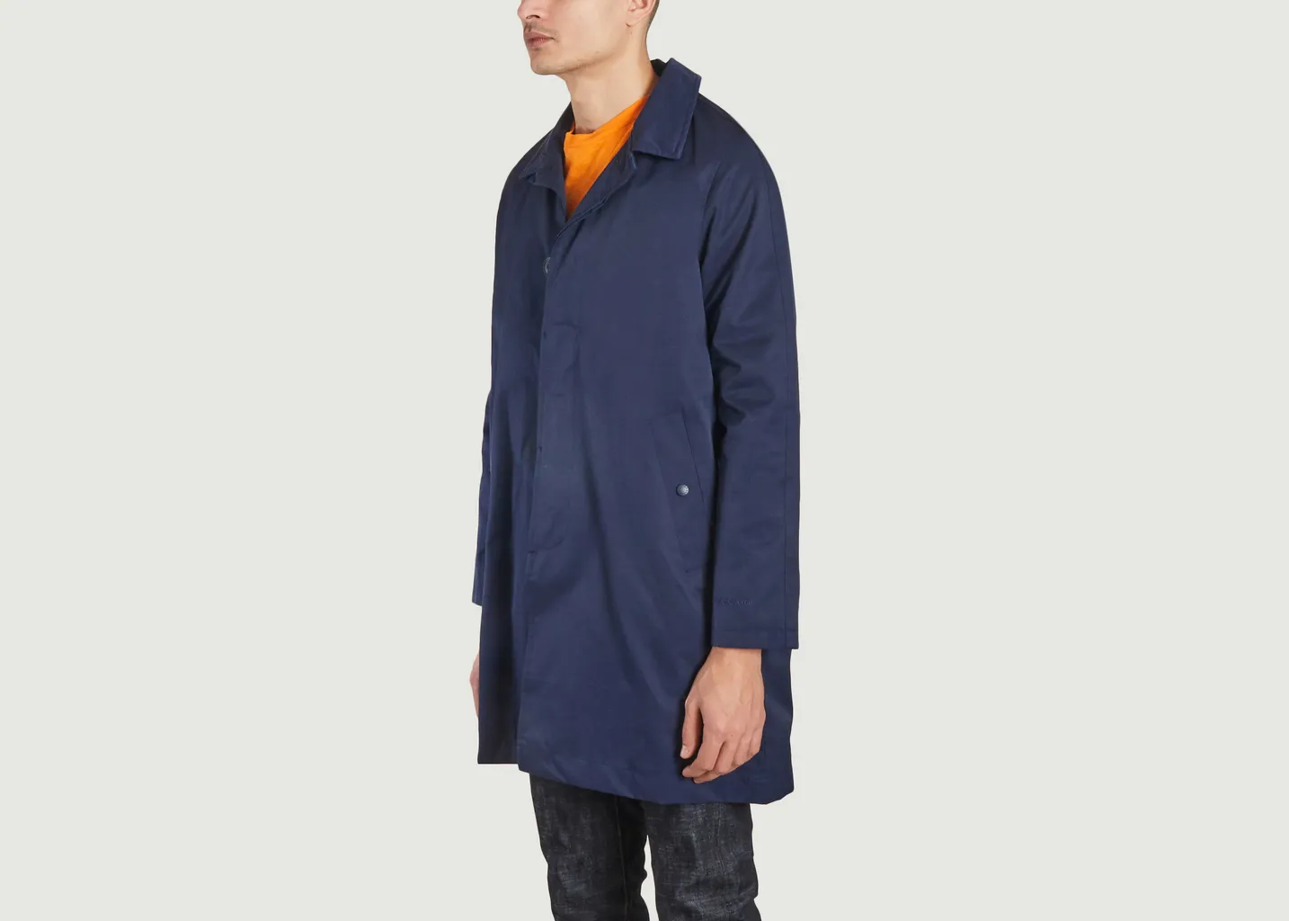 Manteau Mac croisé Marine M.C. Overalls