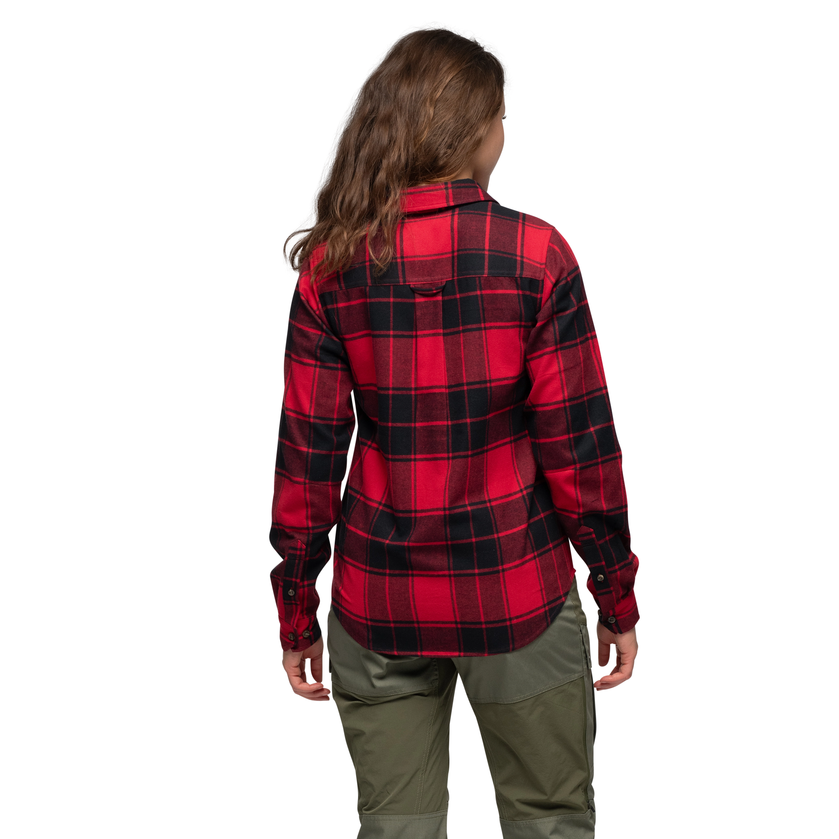 Nordmarka Flannel Shirt Women Red / Black Check
