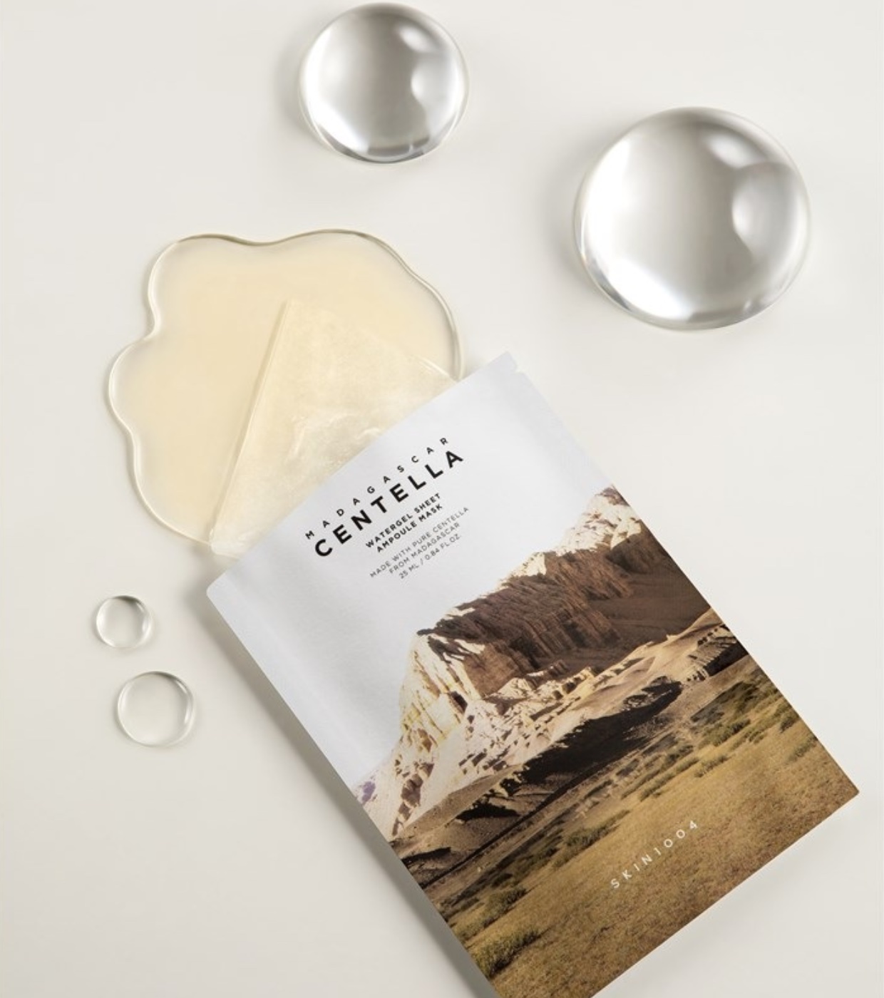 SKIN1004 - Máscara facial de centelha de Madagascar Watergel Sheet Ampoule