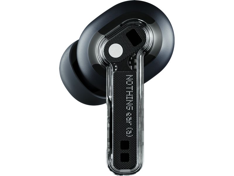 Nothing Ear Wireless In-Ear-Kopfhörer Ear (a) 3.Gen. Schwar Transparente In-Ear-Kopfhörer mit aktiver Geräuschunterdrückung