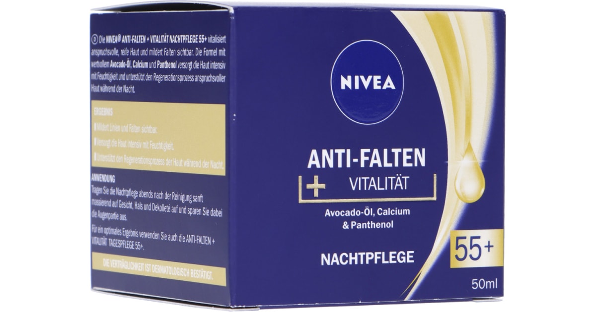 NIVEA Nachtcreme Anti Falten 55