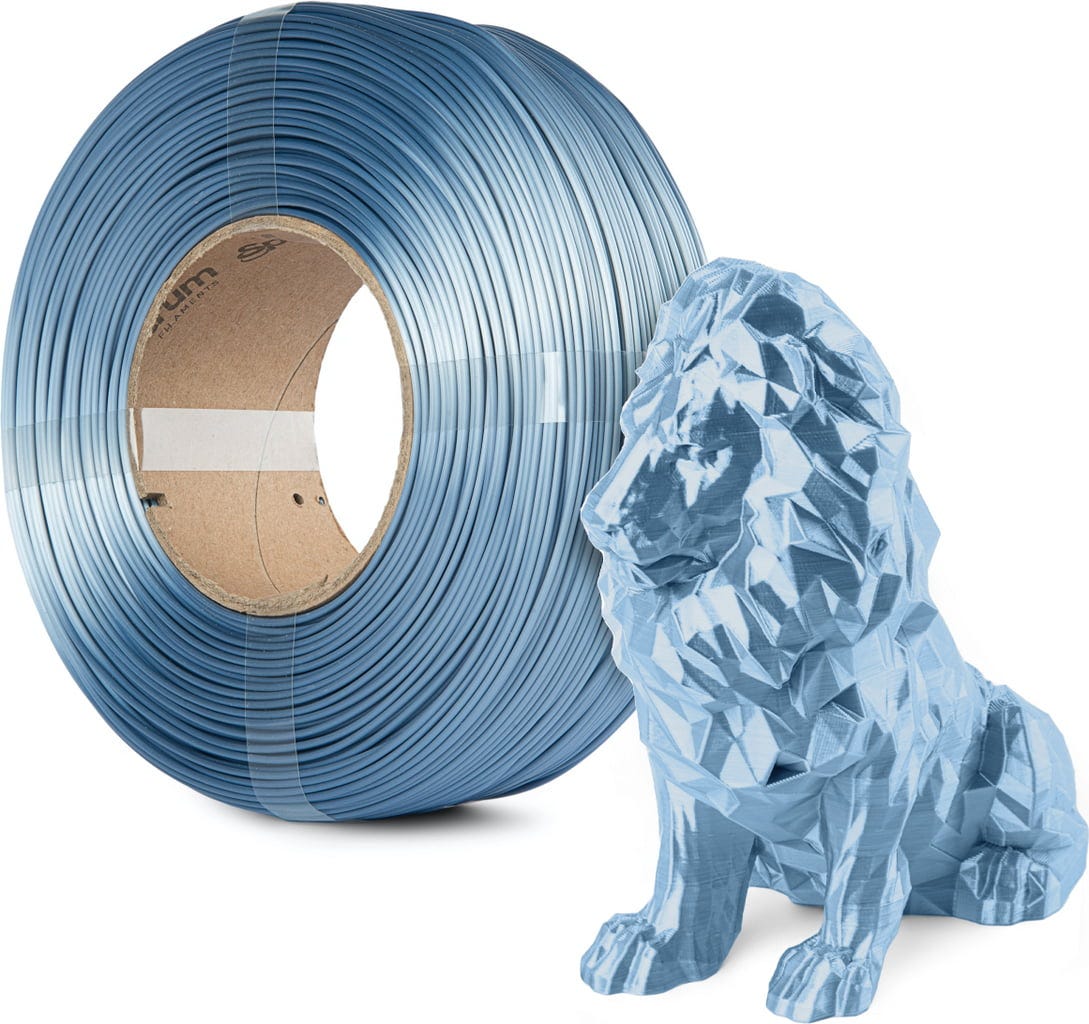 Spectrum  ReFill PLA Silk Sapphire Blue, 1,75 mm / 1000 g    Refill PLA mit Silk Effekt in Sapphire Blue