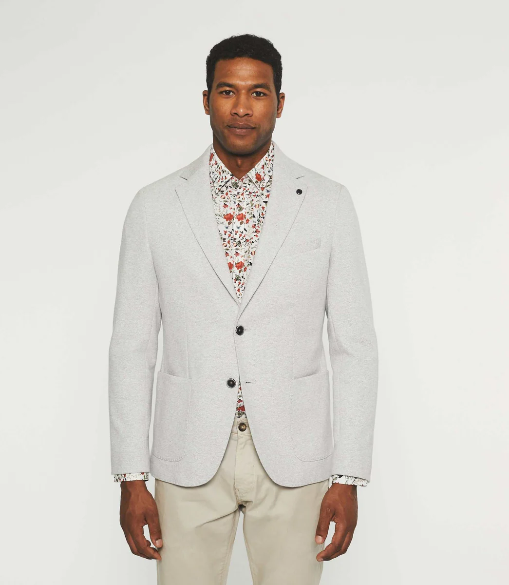 Veste casual deux boutons gris-clair DRIVE