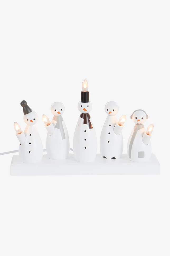 SNOWMAN (Field Unset) adventslysestake 21 cm