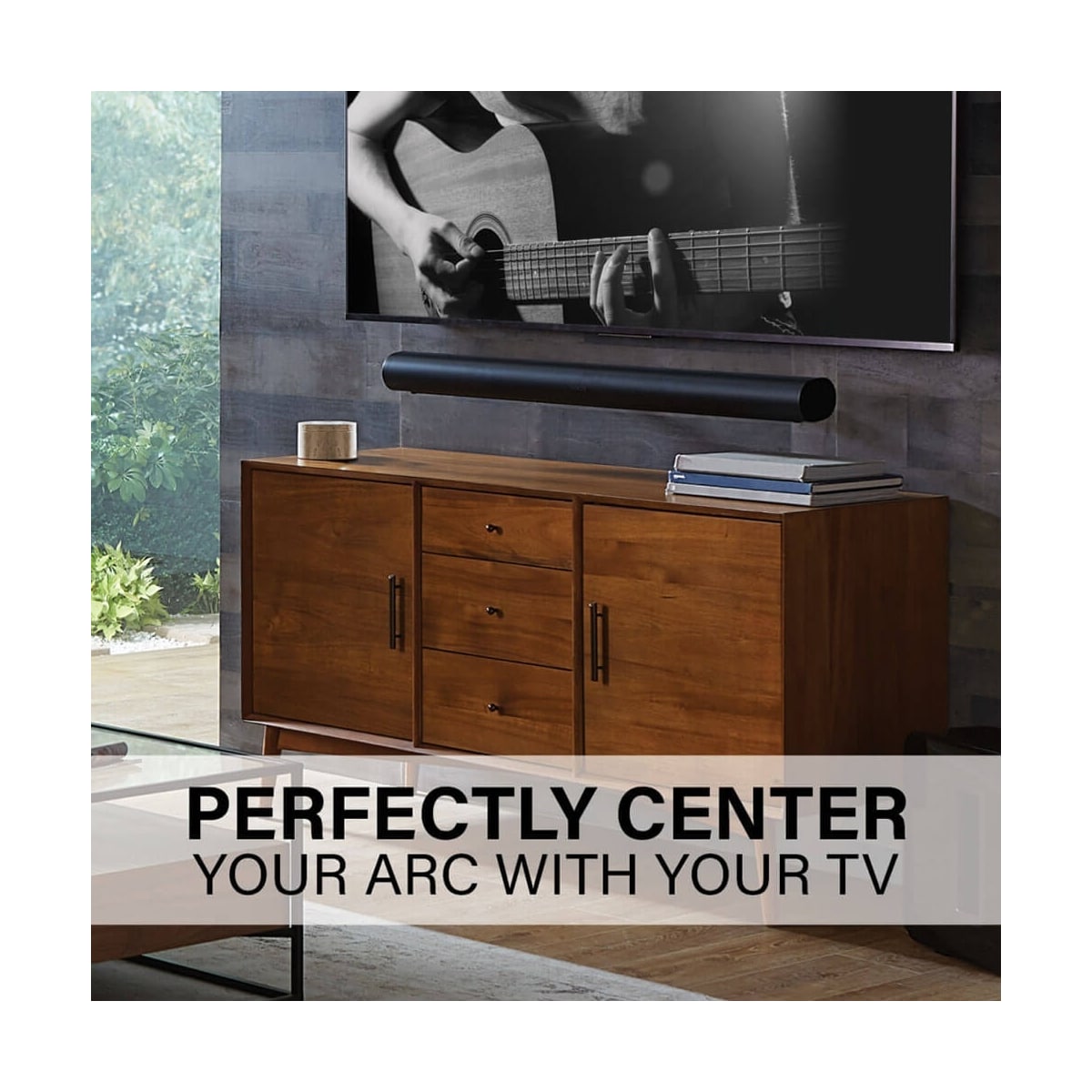 SANUS Veggfeste for Sonos Arc Soundbar Svart