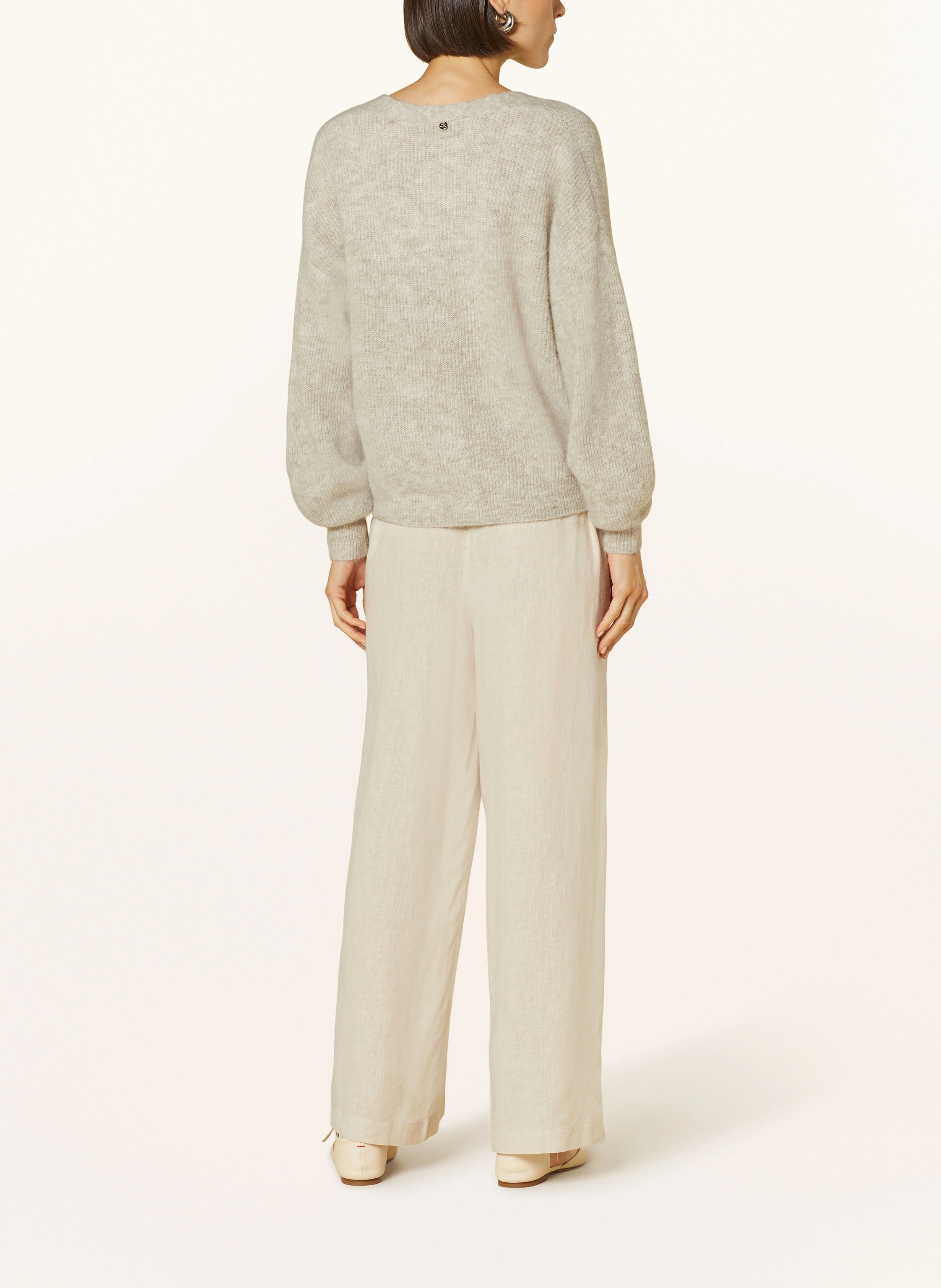 MOS MOSH Oversized-Strickjacke THORA mit Alpaka