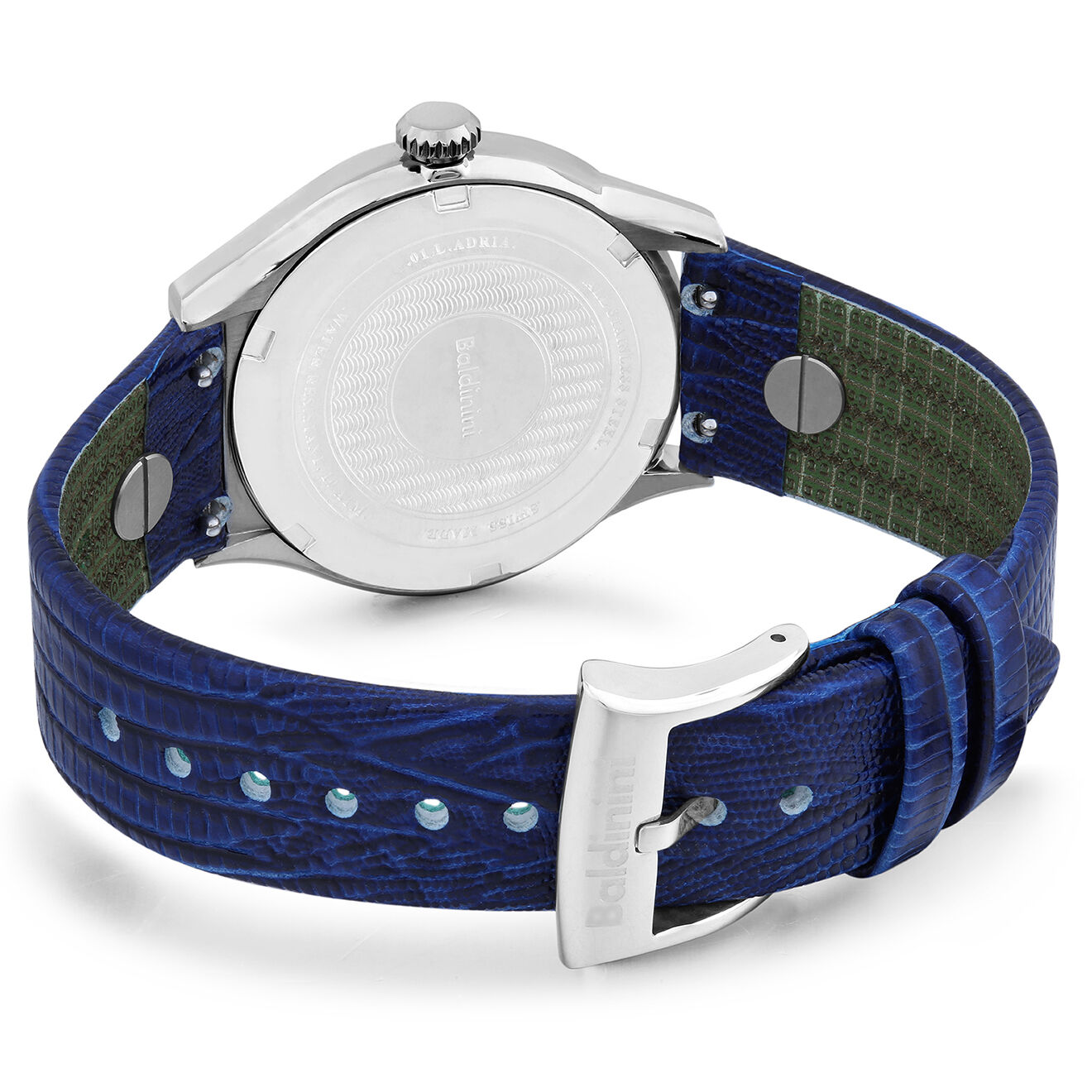 Baldinini Montre Femme en Cuir & cristaux Swarovski Adria bleue