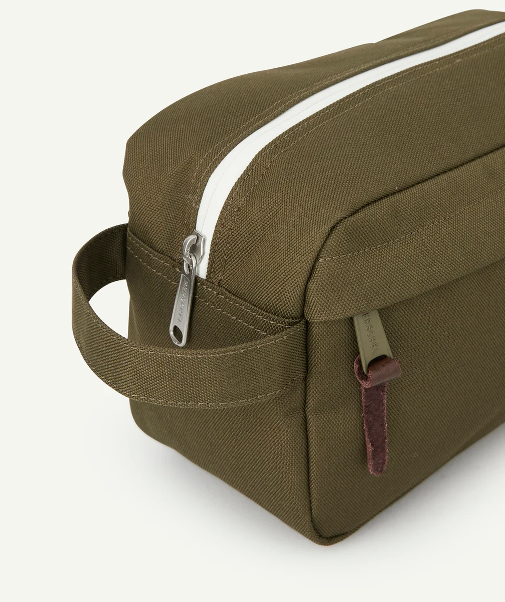 HERSCHELLA TROUSSE DE TOILETTE MIXTE KAKI AVEC SANGLE