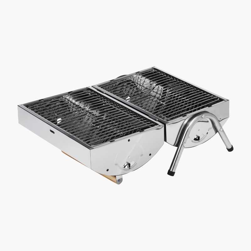 Campinggrill rustfri