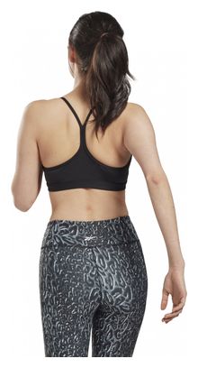 Brassière Femme Reebok Lux Skinny Strap Bra Noir