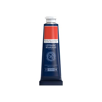 Lefranc Bourgeois - Peinture à l'huile - rouge clair de cadmium - 40 ml