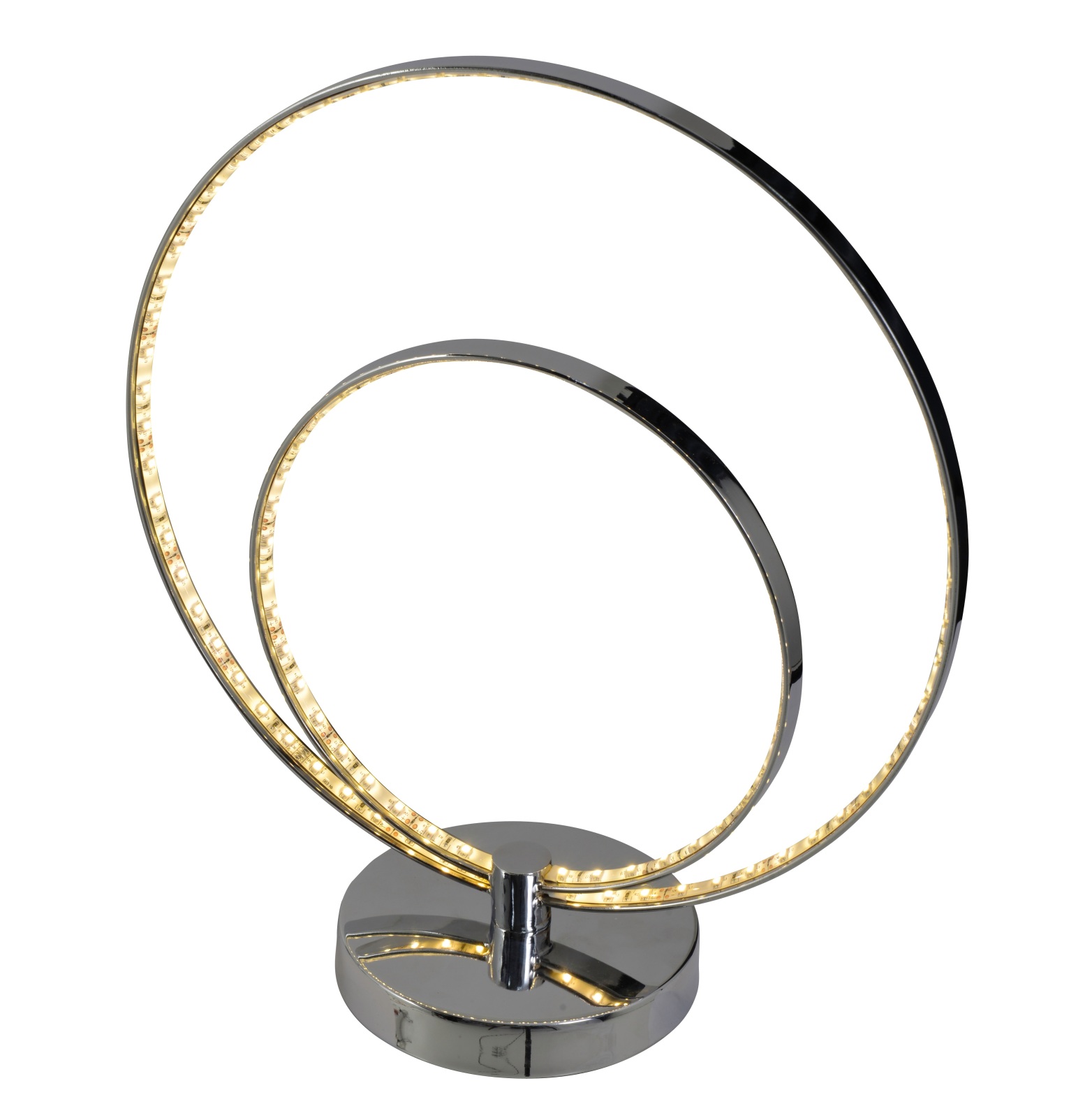 LED-Tischleuchte UNIVERSE - chrom - 38,5 cm