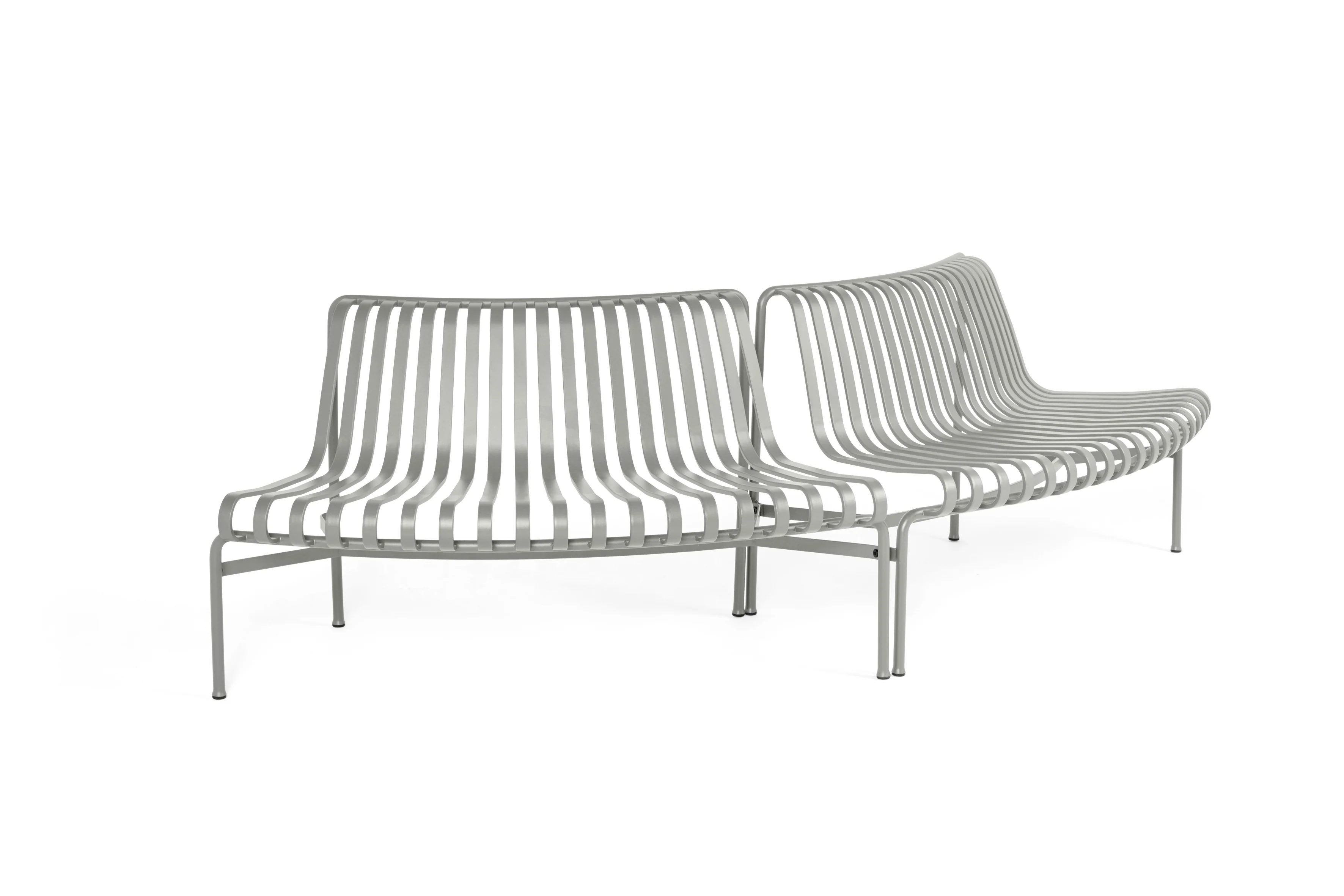 HAY  Palissade Park Dining out-out havebænk - Sky Grey