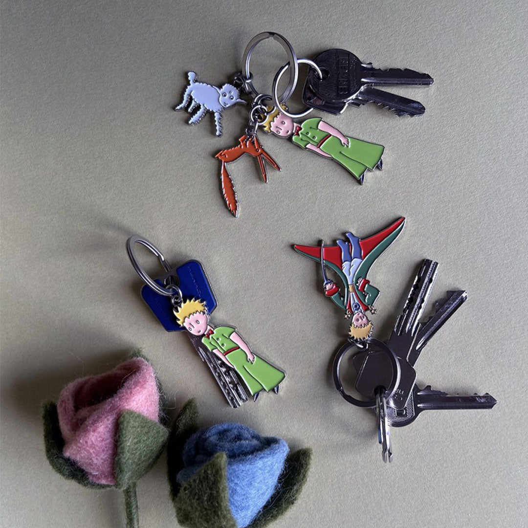 Petit jour sleutelhanger de kleine prins met cape