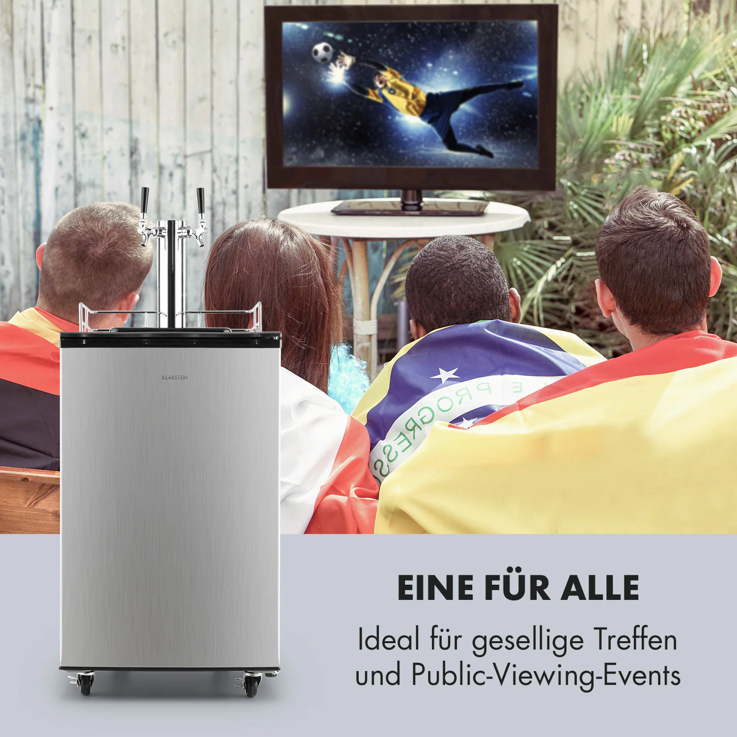 Big Spender Double Bierfass-KühlschrankBierzapfanlage 173l