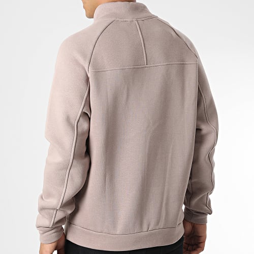 Sweat Col Zippé KL-2101 Marron Clair