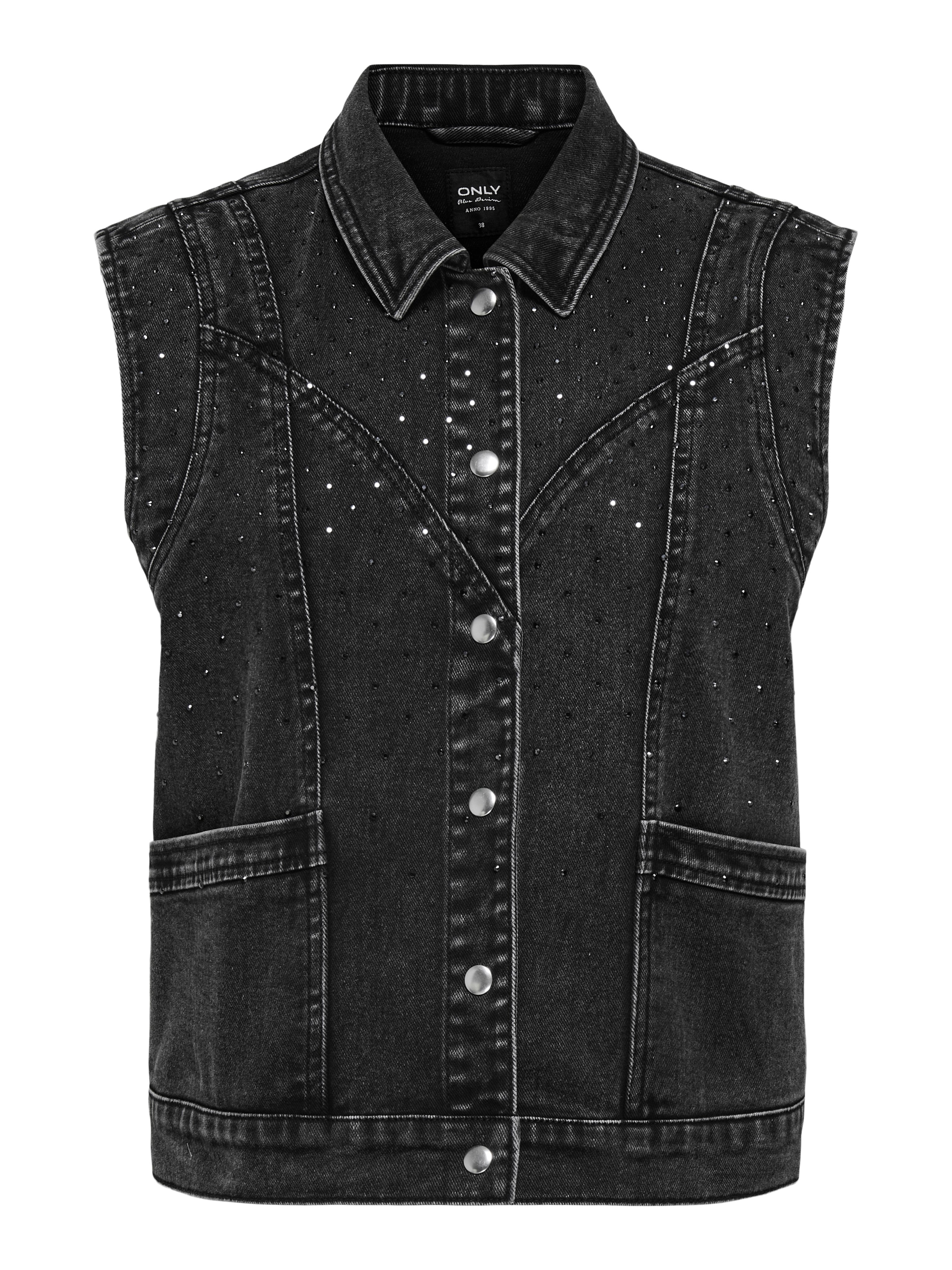 ONLKENNEDY Jeansweste Washed Black