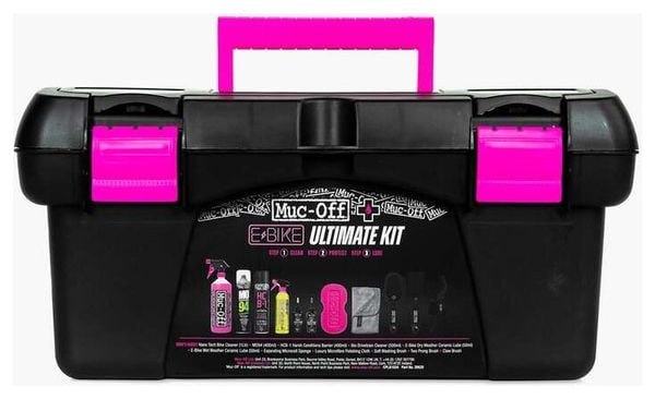 MUC-OFF - Kit e-Bike Ultimate - Kit d'Entretien et de Protection pour Vélo - Pack Complet   Brosses