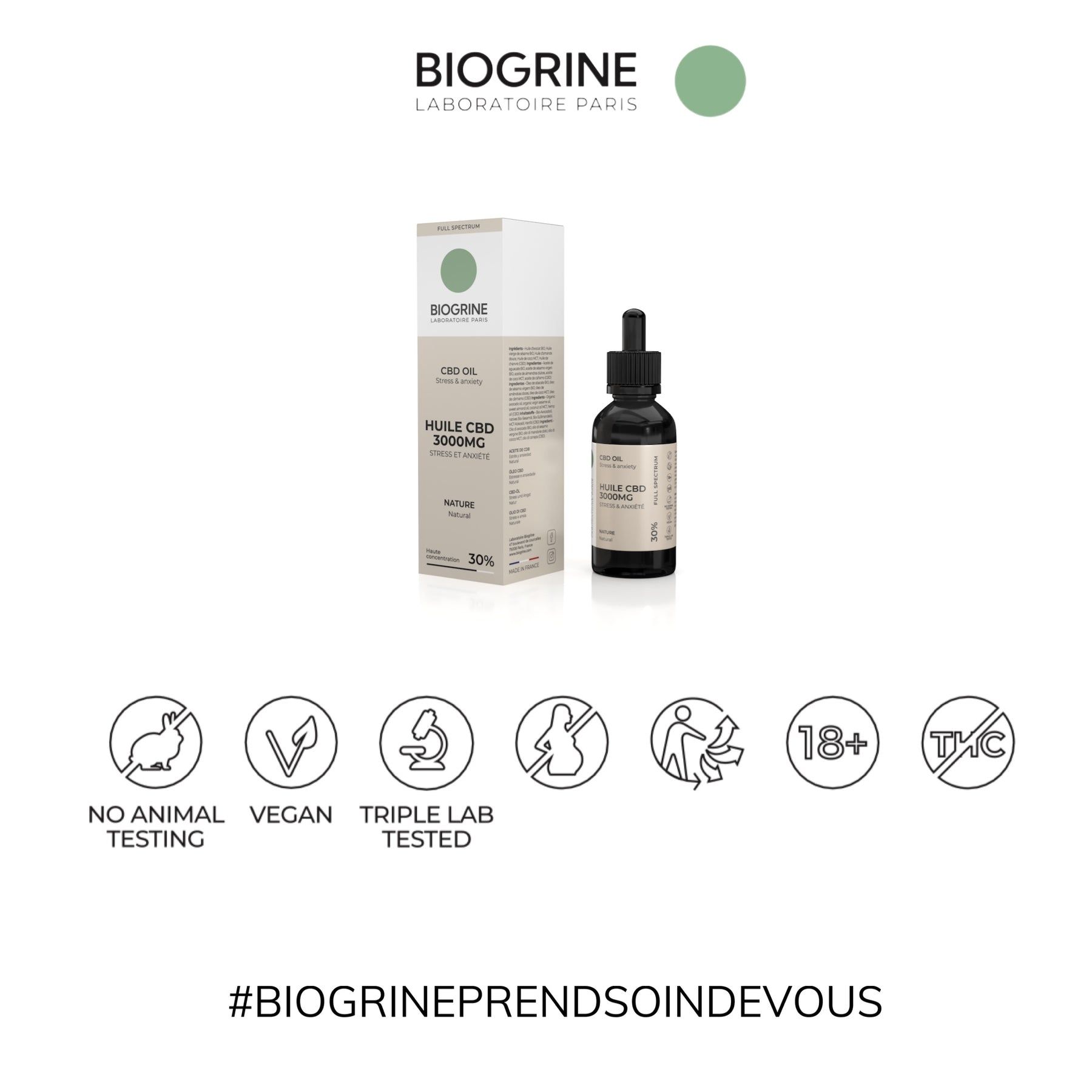 BIOGRINE CBD-ÖL 30 %