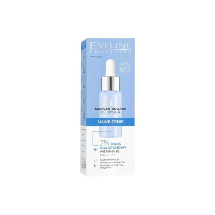 Eveline Skoncentrowana Formuła Serum do twarzy na dzień i noc Nawilżenie18 ml