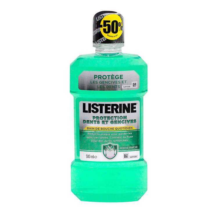Bain bouche protection dents/gencives 500ml -50%