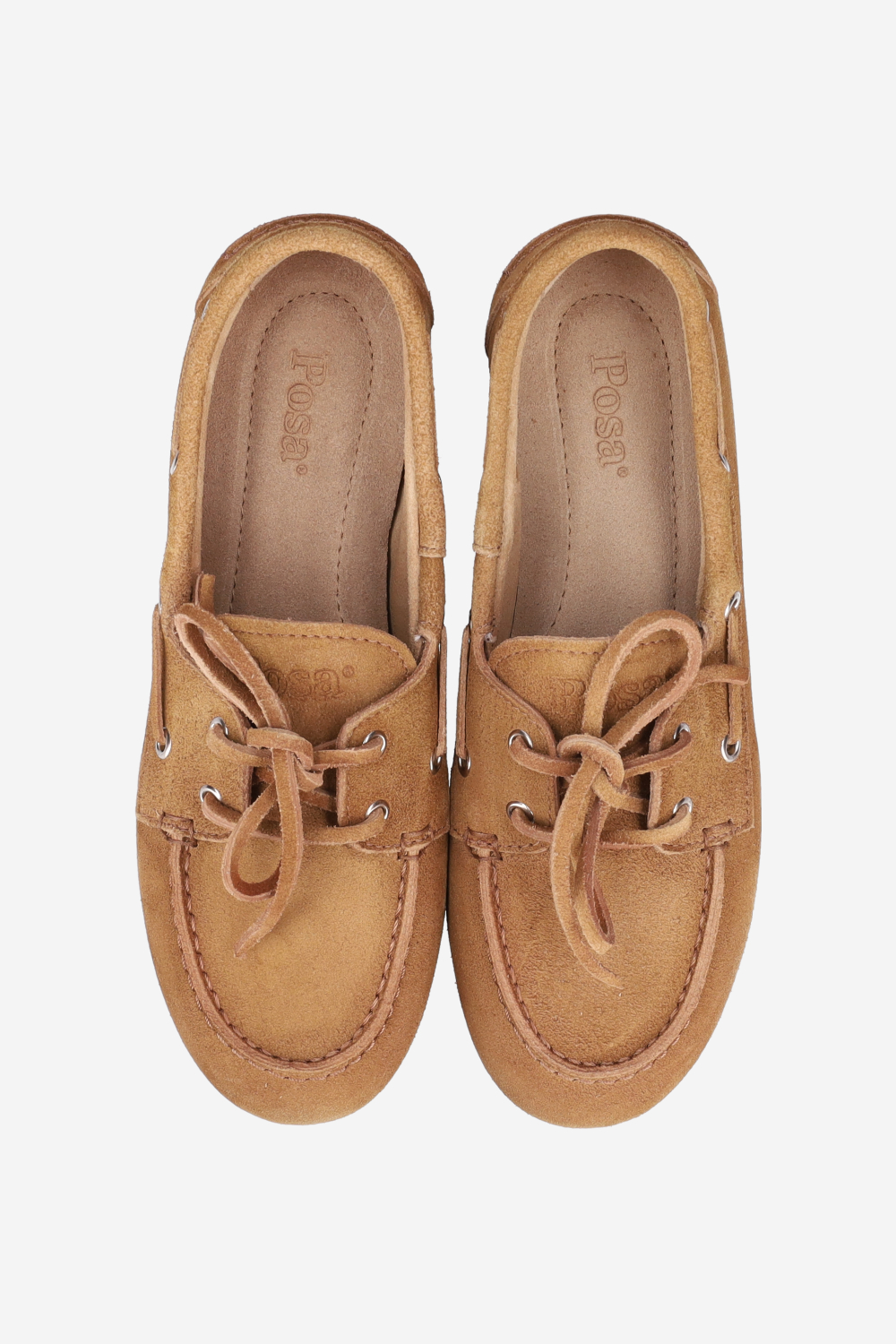 Boat brushed suede loafers