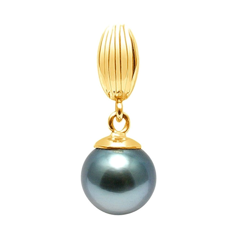 Pendentif Perle de Tahiti et Or Jaune 375/1000