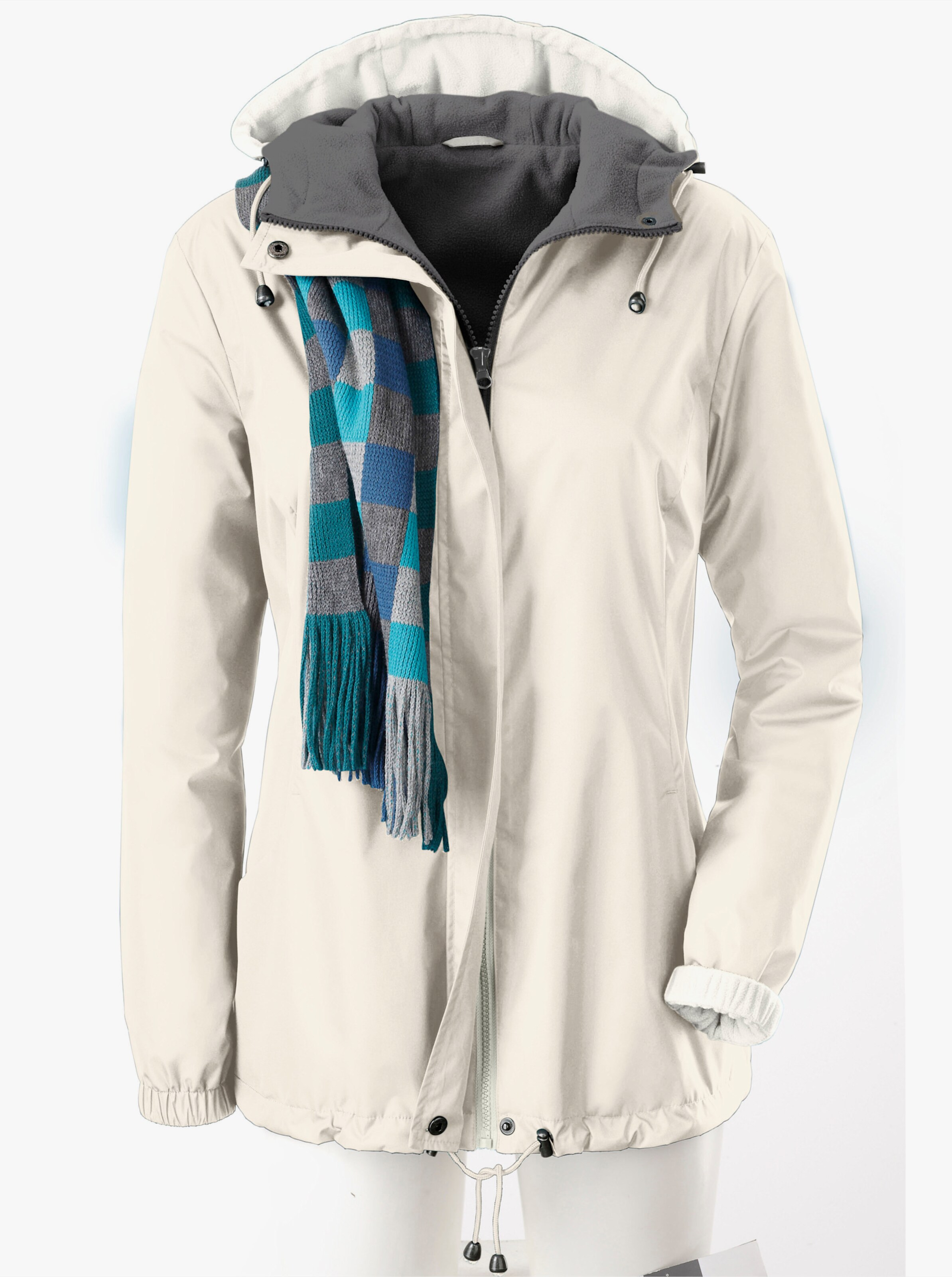 Funktionsjacke mit Innentasche, knöpfbar