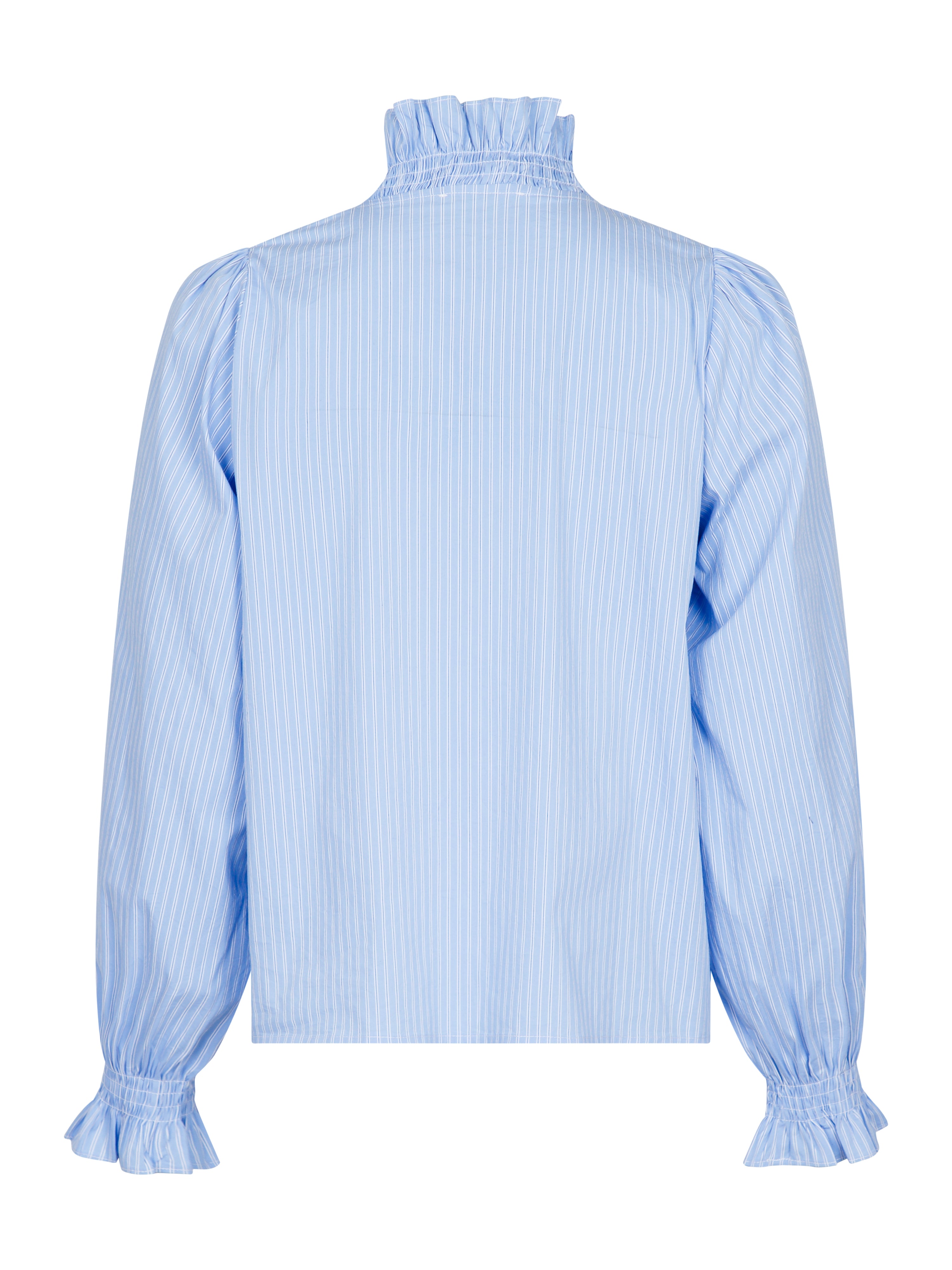 Neo Noir  Brielle Stripe skjorte - Light Blue