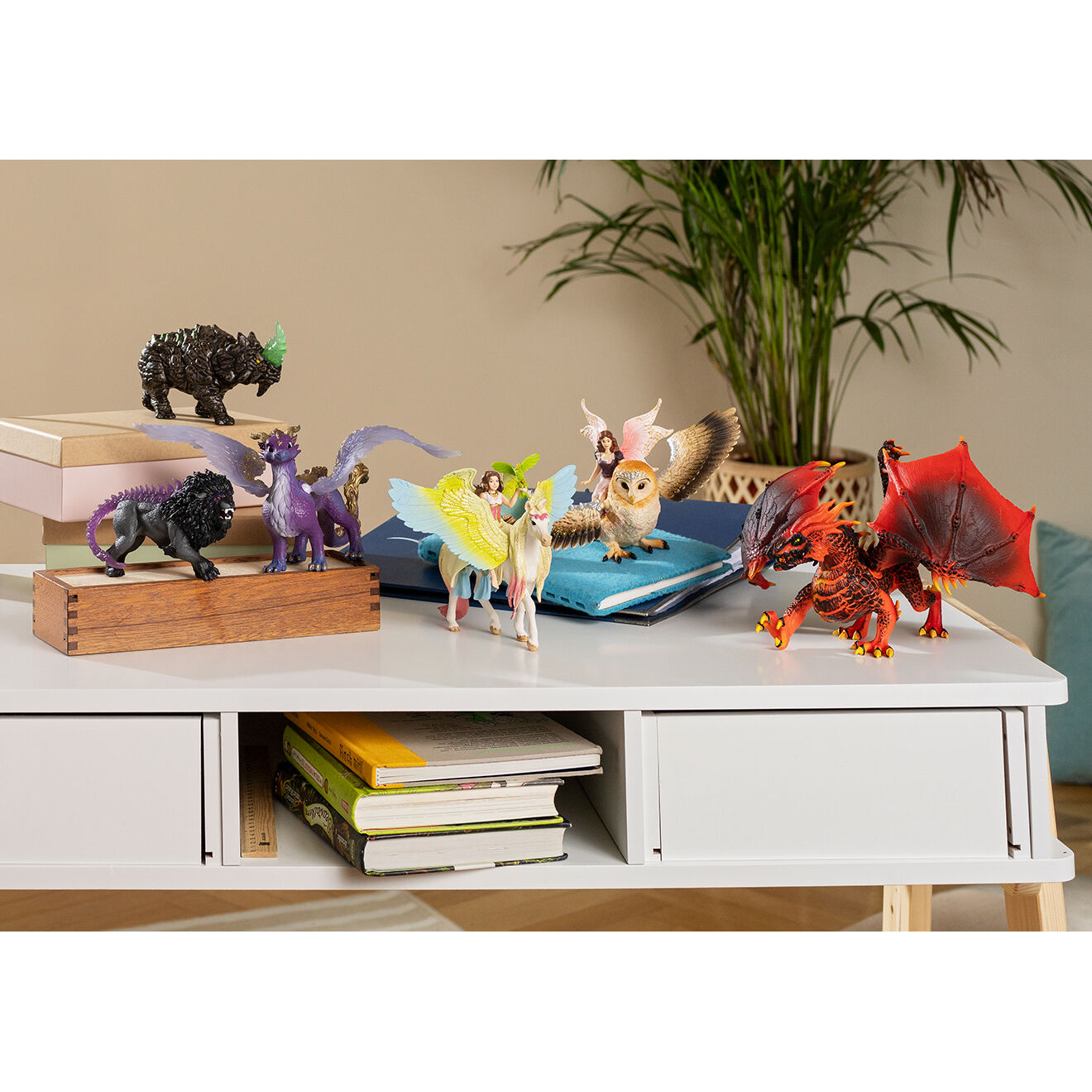 Schleich Lion des Ténèbres multicolore