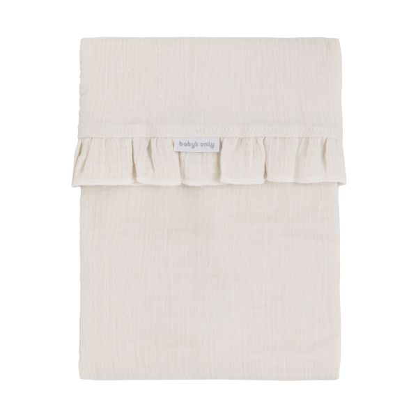 Baby's Only Wieglaken - Calm Met Ruffle - Warm Linen