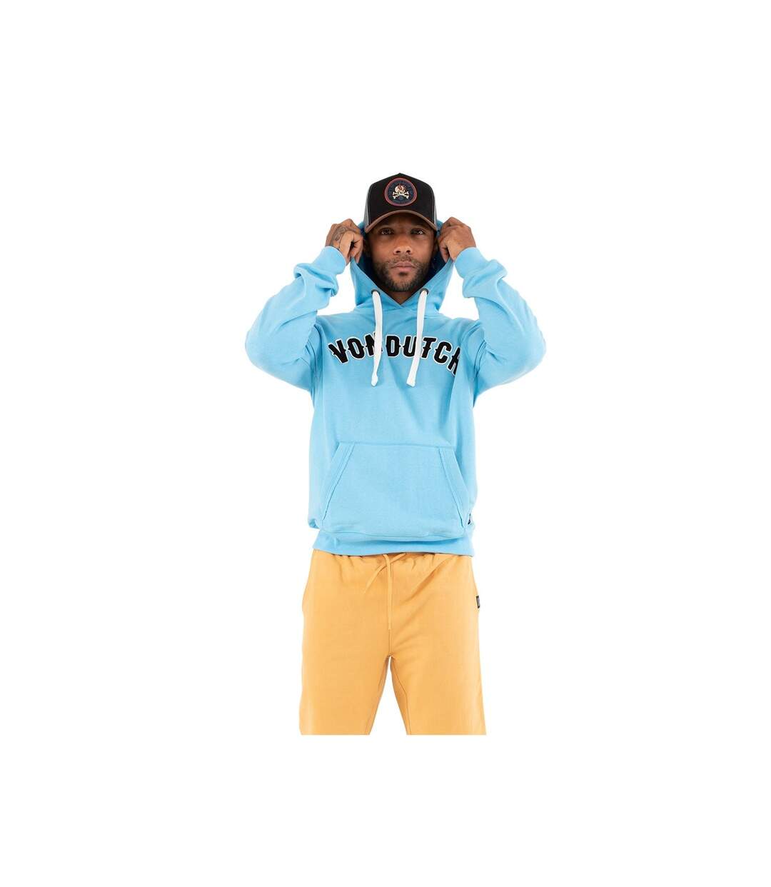 Sweat avec capuche homme molletonné en coton Storm