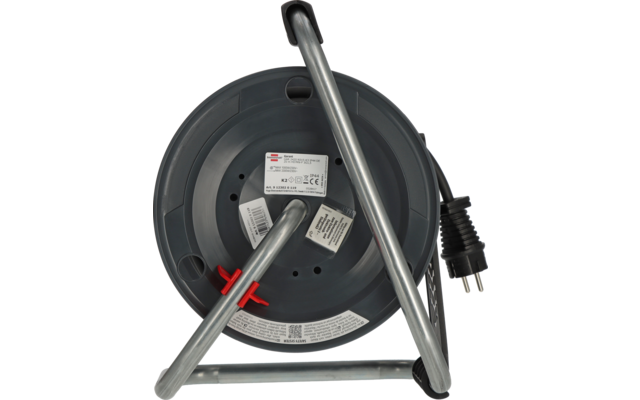 Brennenstuhl Gewerbe-/Baustellen-Kabeltrommel Garant mit 230 V Schutzkontakt Steckdosen 20 Meter