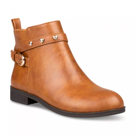 Bottines COGNAC LOVELY SKULL