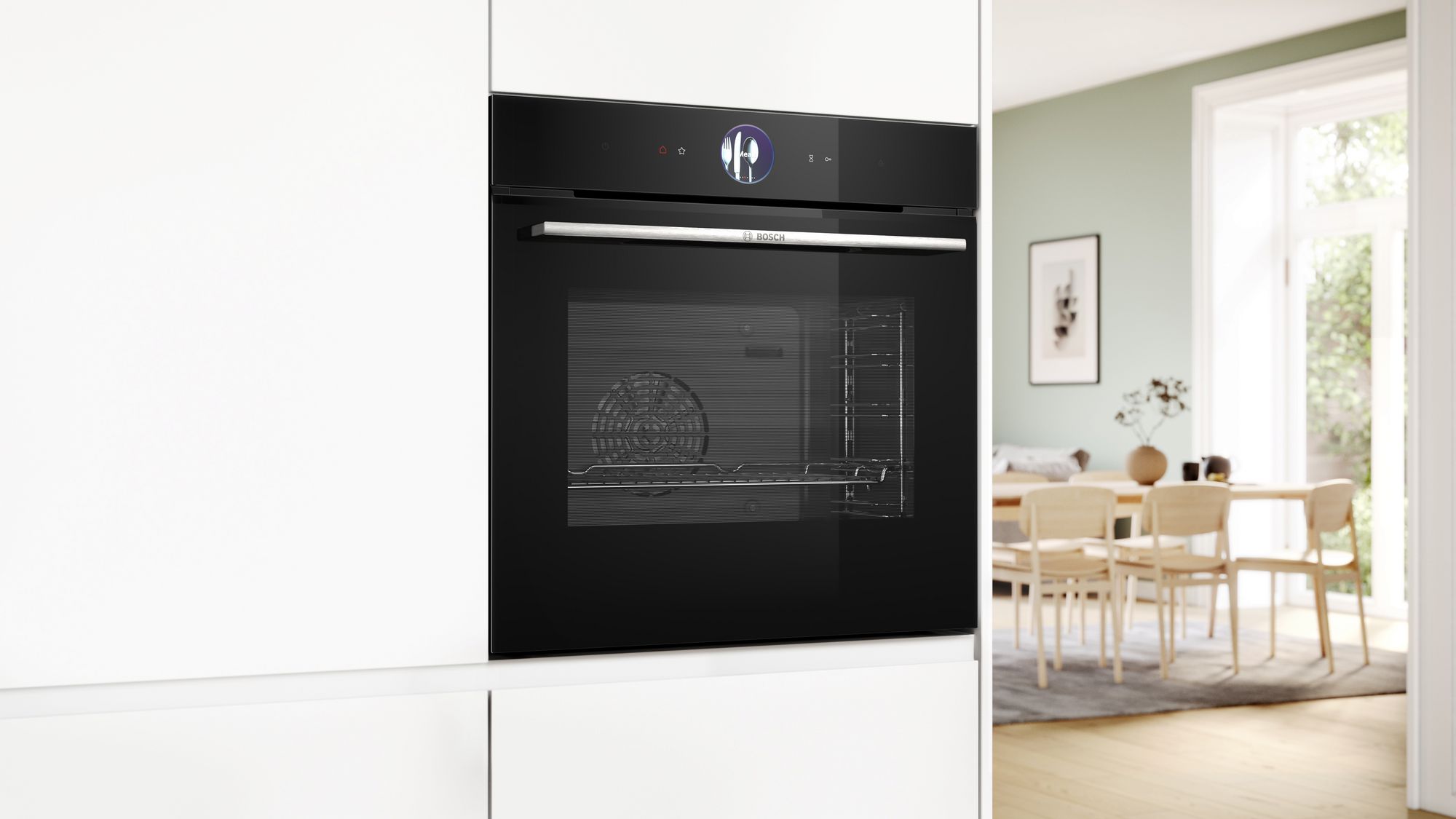 Forno a vapor Série 8, 60 x 60 cm, preto, HRG7361B1