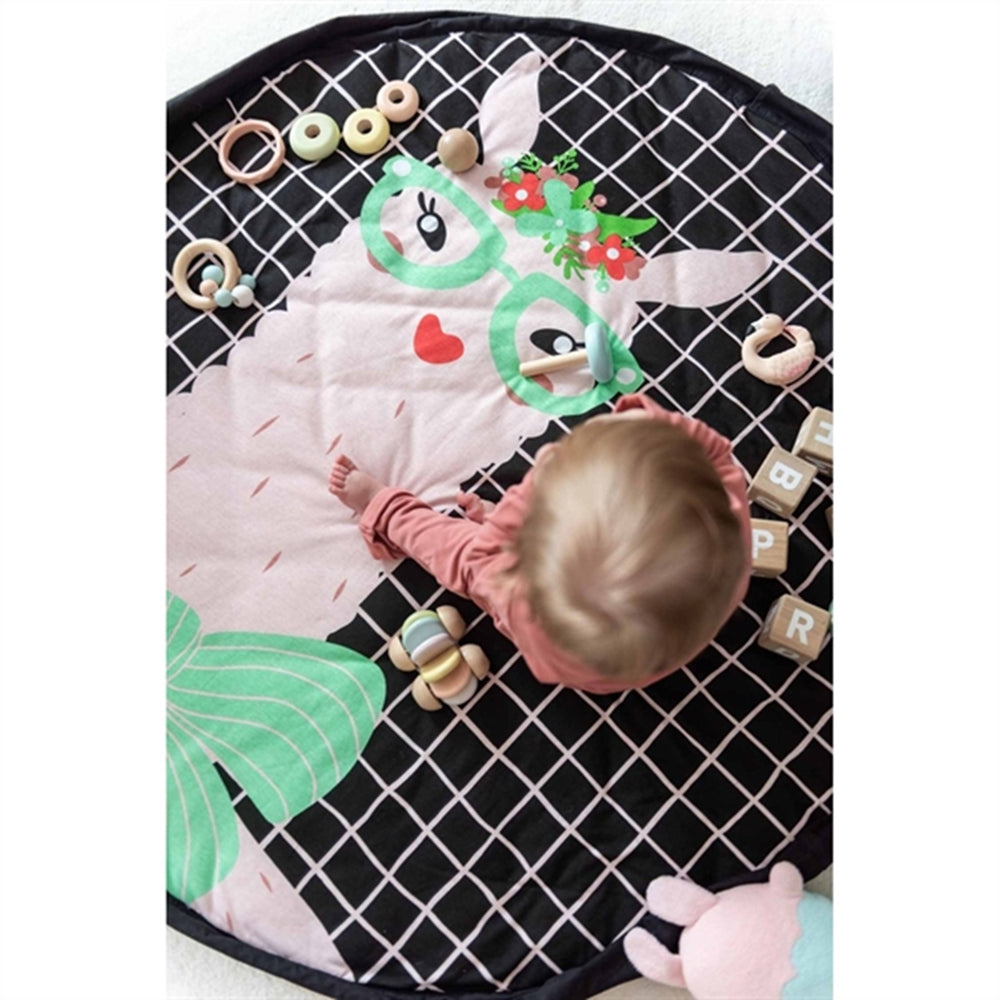 3-i-1 Legetæppe Soft Lama - Play&Go → Luksusbaby.dk