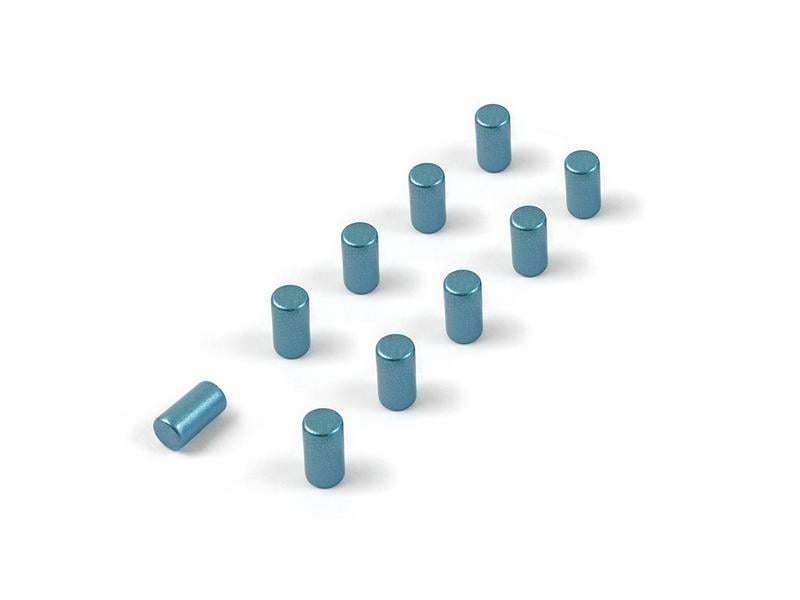 Trendform Haftmagnet Magnum 10er Set , Blau Magnete für Ihre Notizen