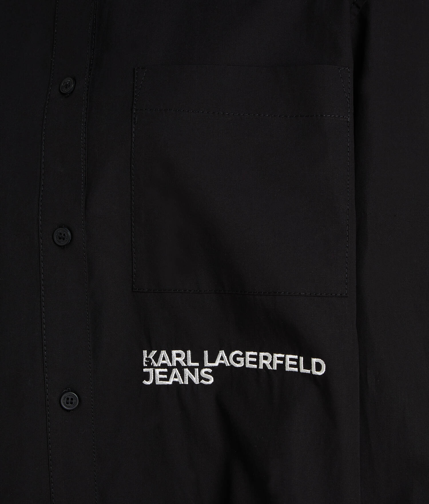 CHEMISE OVERSIZE KLJ - Noir