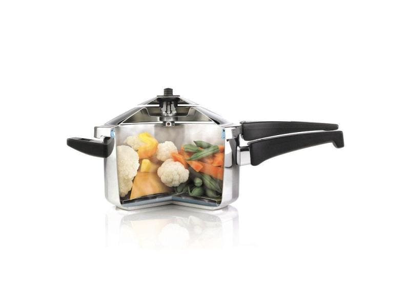 Kuhn Rikon Schnellkochtopf Duromatic Inox Stielmodell, 2.5 Dampfkochtopf