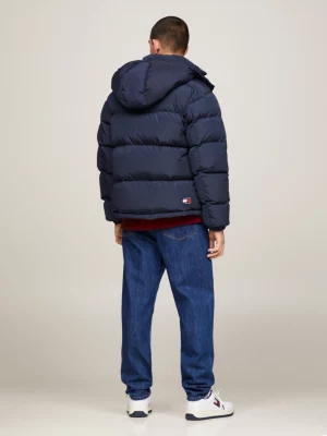 Jaqueta puffer casual Alaska com logo